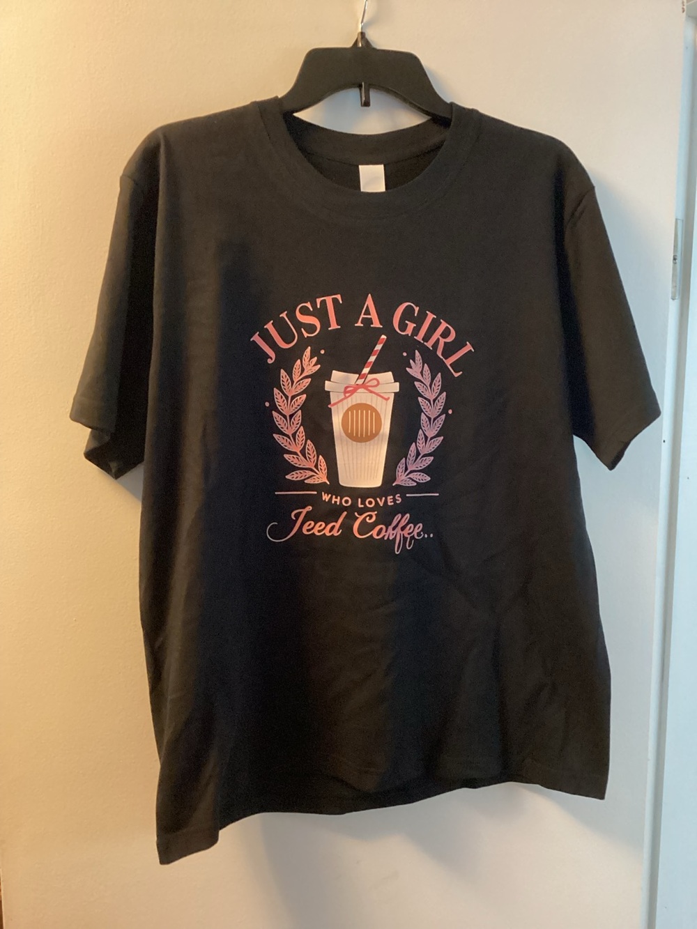 Just A Girl Who Loves Iced Coffee T-shirt